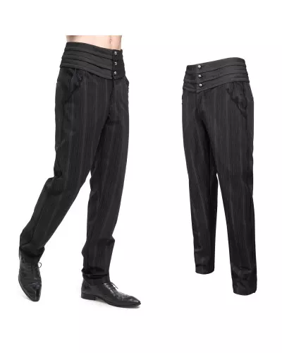 Schwarze Elegante Hose für Männer der Devil Fashion-Marke für 95,00 €