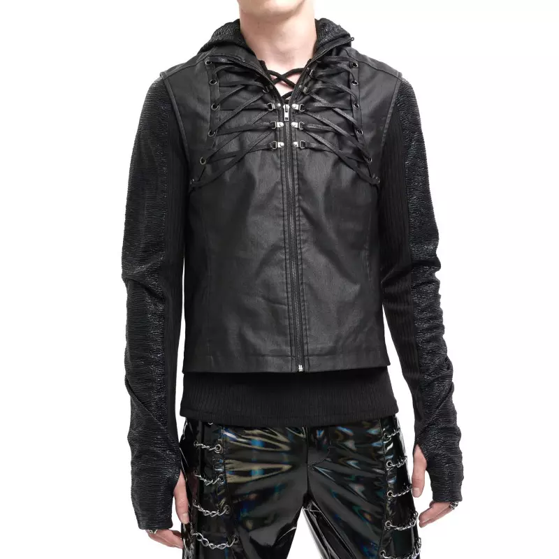Vest with Lacings for Men from Devil Fashion Brand at €115.00