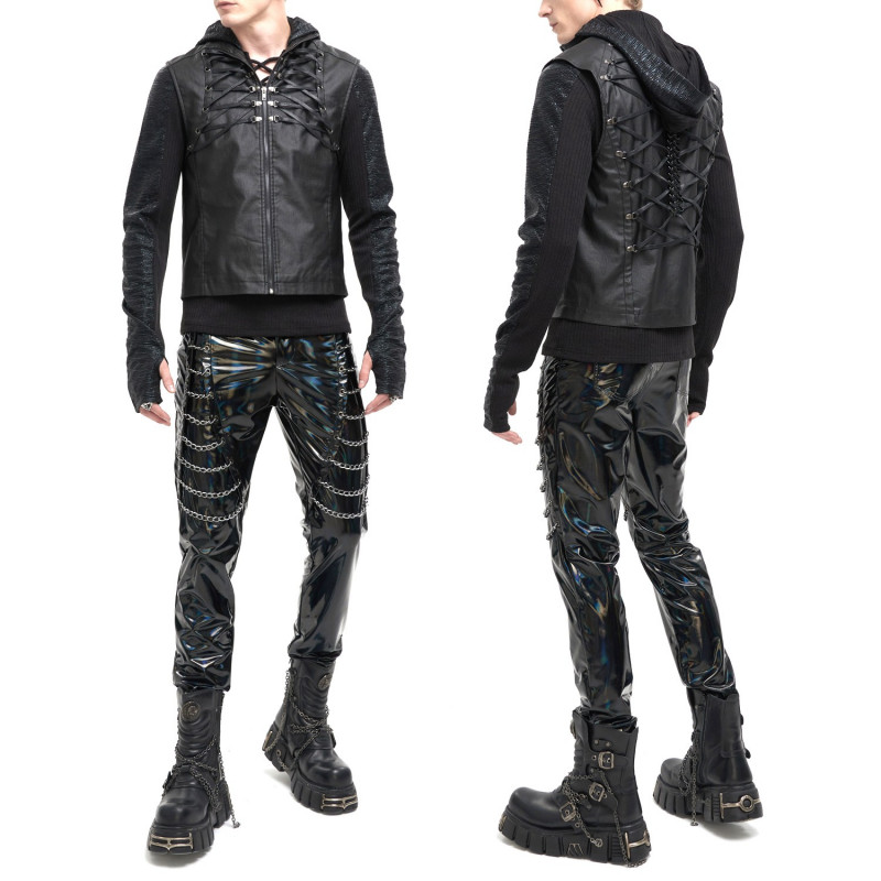 Vest with Lacings for Men