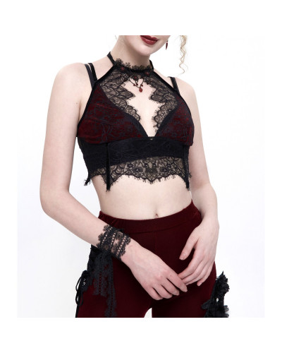 camiseta tirantes con rejilla