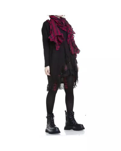 Red and Black Tartan Scarf from Crazyinlove Brand at €5.00