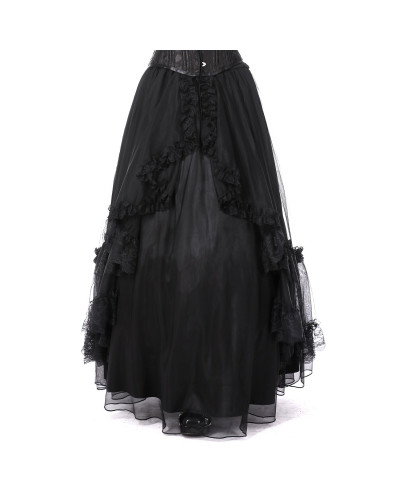 Long Skirt with Lace