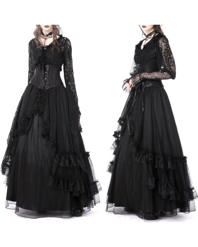 Long Skirt with Lace