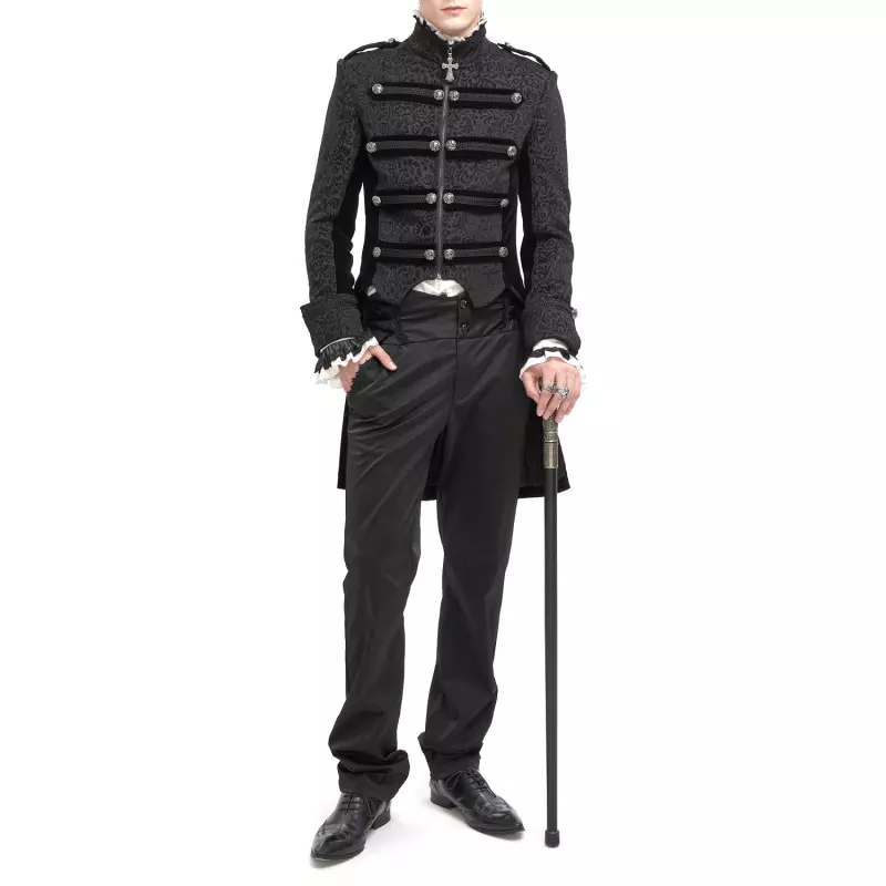 Black Elegant Jacket for Men from Devil Fashion Brand at €159.90