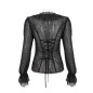 Black Semitransparent Blouse