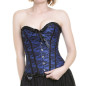 Corset Noir et Bleu