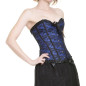 Corset Noir et Bleu