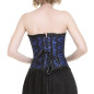 Corset Noir et Bleu