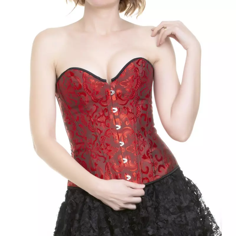 Red Corset with Brocade from Crazyinlove Brand at €21.00