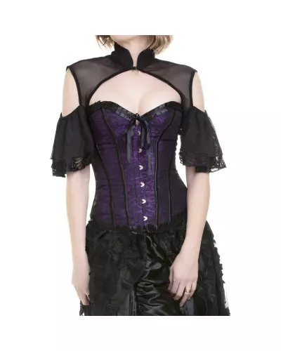 Black and Lilac Corset from Crazyinlove Brand at €29.00