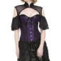 Black and Lilac Corset Black and Lilac Corset