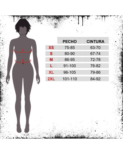 Corsé bajo Pecho Negro