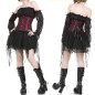 Corset Serre-Taille Noir et Rouge Corset Serre-Taille Noir et Rouge
