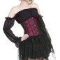 Corset Serre-Taille Noir et Rouge Corset Serre-Taille Noir et Rouge