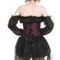 Corset Serre-Taille Noir et Rouge Corset Serre-Taille Noir et Rouge