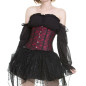 Corpete Underbust Preto e Vermelho Corpete Underbust Preto e Vermelho