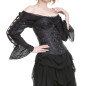 Black Corset with Brocade