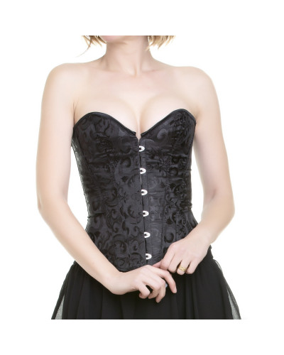 Corsé Brocado Negro