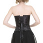 Corset Noir avec Brocart Corset Noir avec Brocart