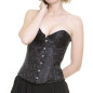 Corset Noir avec Brocart Corset Noir avec Brocart