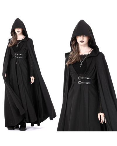 Lange Jacke mit Kapuze