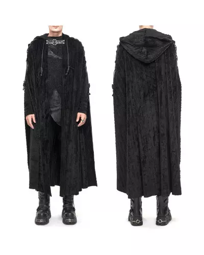 Langer Schwarzer Umhang für Männer der Devil Fashion-Marke für 105,00 €