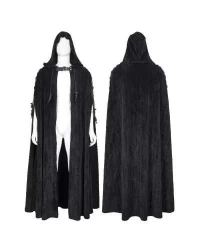 Long Black Cape for Men from Devil Fashion Brand at €105.00
