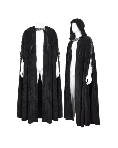 Long Black Cape for Men from Devil Fashion Brand at €105.00