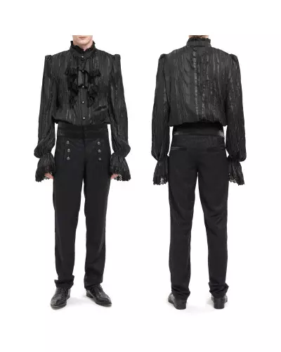 Calças Pretas Elegantes para Homem da Marca Devil Fashion por 89,90 €
