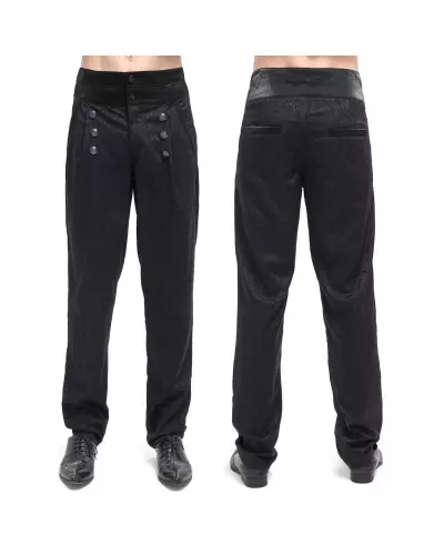 Black Elegant Pants for Men from Devil Fashion Brand at €89.90