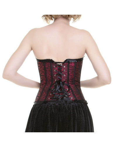 Corsé Rojo y Negro