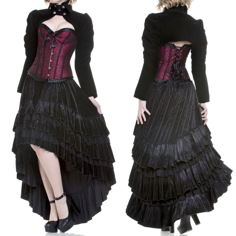 Corset Rouge et Noir