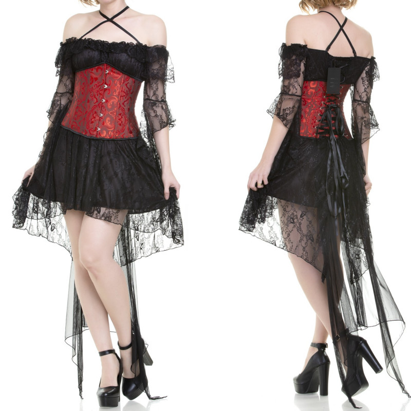 Corpete Underbust Vermelho