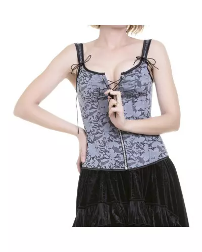 Gray Corset with Straps from Crazyinlove Brand at €29.90