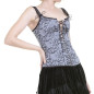 Corset Gris avec Bretelles