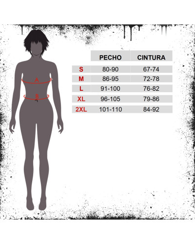 corset gris con tirantes