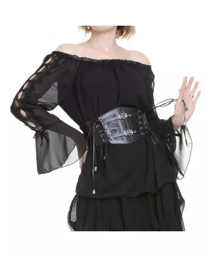 Falda de Polipiel con Encaje marca Style a 17,00 €