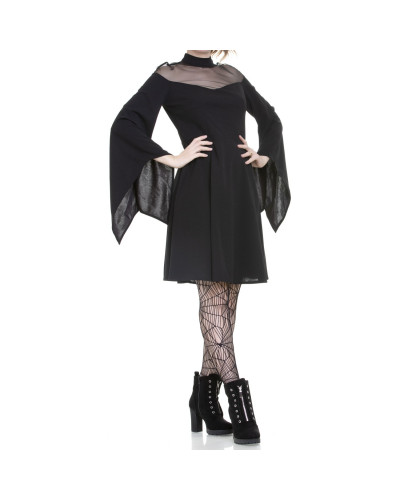Vestido gótico Mangas Campana