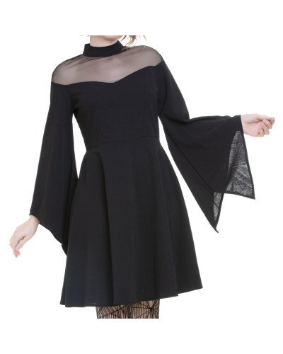 Vestido gótico Mangas Campana