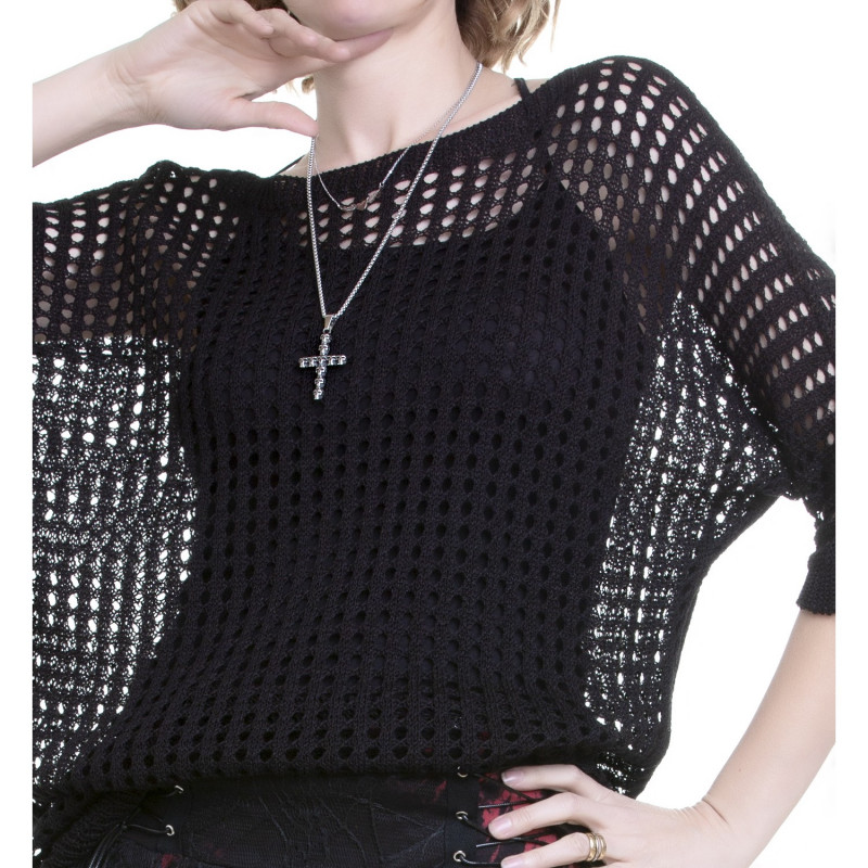 Collier avec Croix avec Crânes