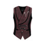 Chaleco Rojo con Brocado para Hombre Chaleco Rojo con Brocado para Hombre