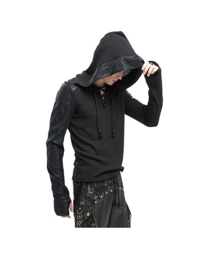T-Shirt with Hood for Men