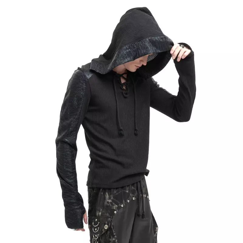 T-Shirt with Hood for Men from Devil Fashion Brand at €49.90