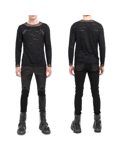Camiseta Rasgada para Hombre