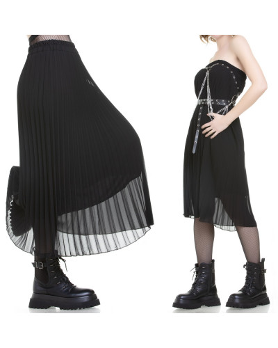 Jupe noire midi