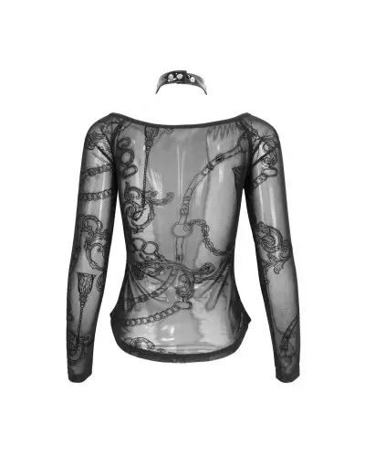 T-Shirt Transparent avec Dessins de la Marque Devil Fashion à 55,00 €