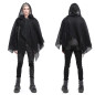 Short Black Cape for Men