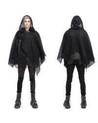 Long Black Cape for Men