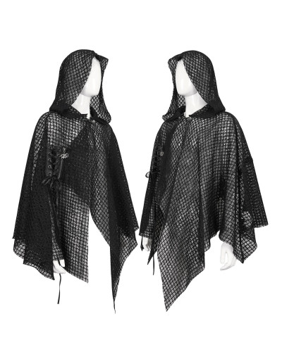 Long Black Cape for Men
