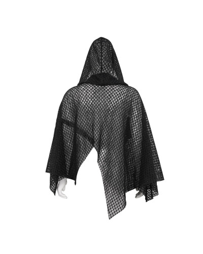 Capa Larga Negra para Hombre